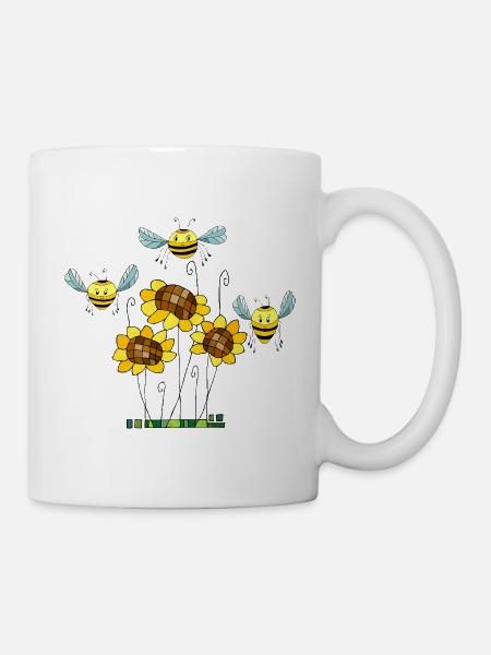 Insekten - Tasse - Weiß