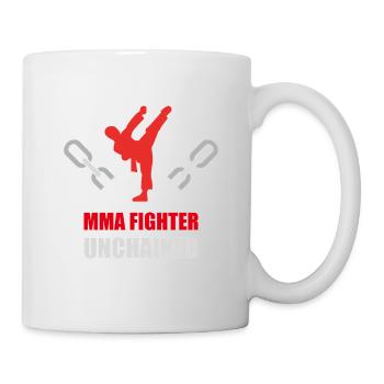 MMA Cage Fighter Kampfsport - Tasse - Weiß - Rechts