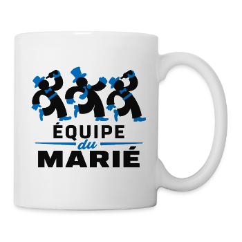 Das Team des Bräutigams - Tasse - Weiß - Rechts
