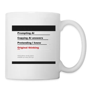 SKILLS: PROMPTING AI 99% - Mug blanc - blanc - Droite