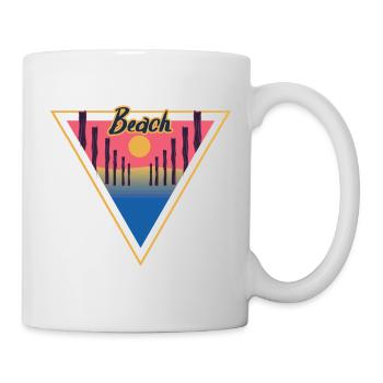 Beach Triangle - Tasse - Weiß - Rechts