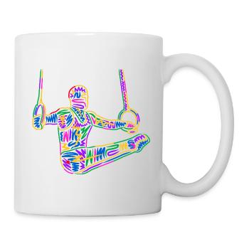 Gymnastics Gymnastics Ring gymnastics colorful Boys Gymnastics - Mug - white - Right