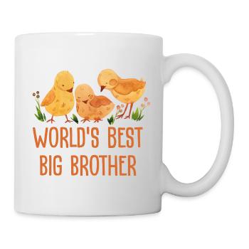 Weltbester Großer Bruder - Tasse - Weiß - Rechts