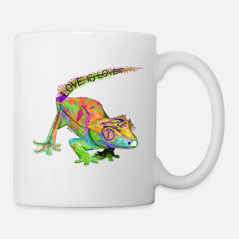 Love is Love Chameleon - Mug - white
