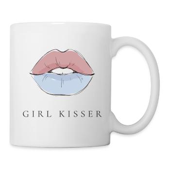 Mois de la Fierté LGBTQ - Fierté lesbienne - Girl Kisser - Mug blanc - blanc - Droite