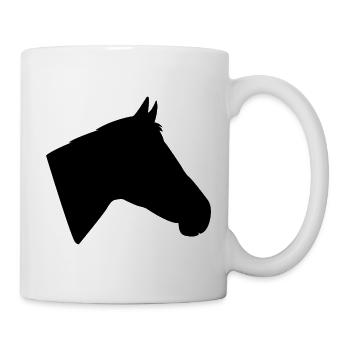 Horse head - Mug - white - Right