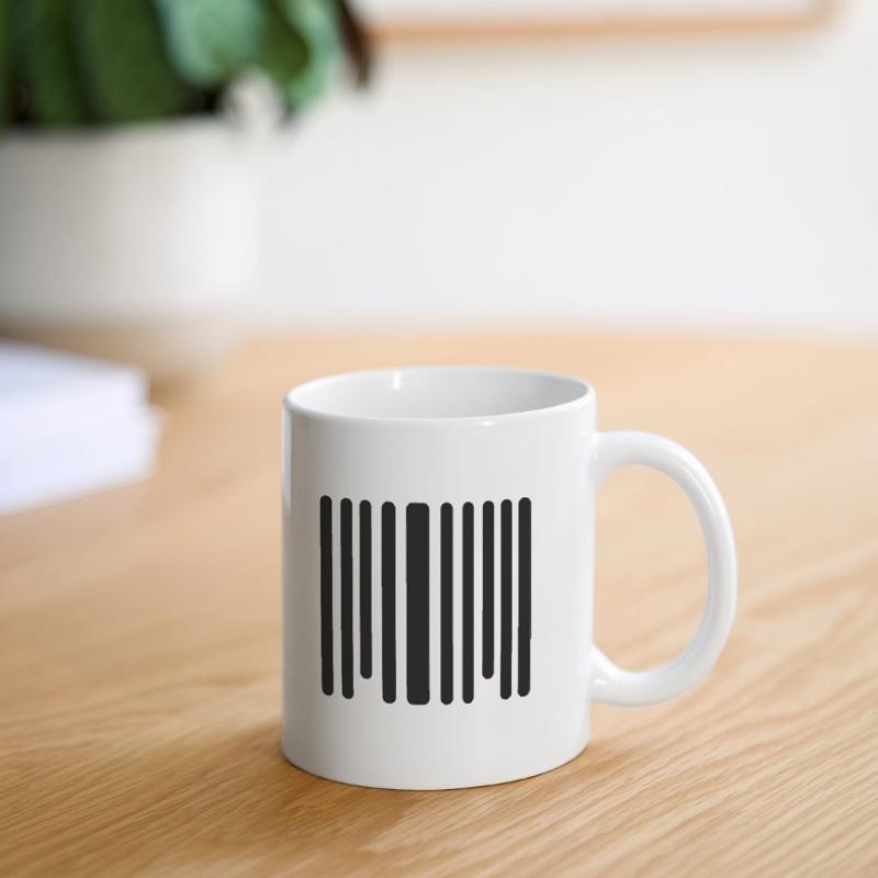 code barre Mug blanc
