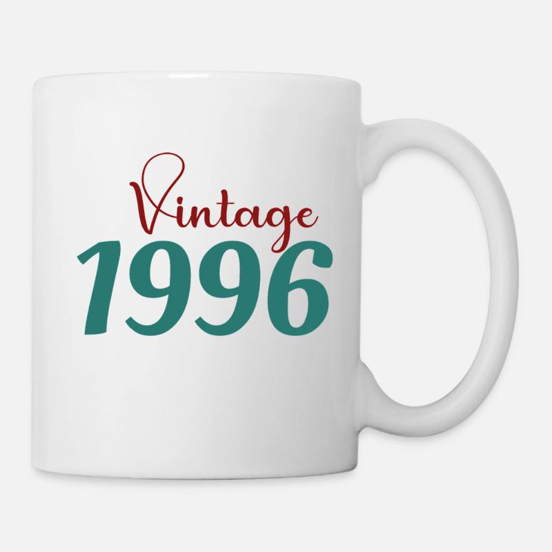30 Year Retro 70s Tee Born 1996 - Mug - white