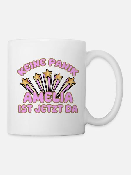 Spruch Amelia - Tasse - Weiß