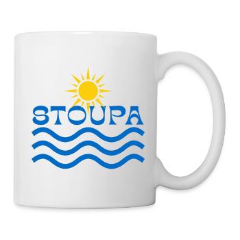 Stoepa-Sonnenwellen - Tasse - Weiß - Rechts