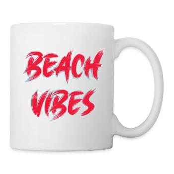Ambiance de plage - Mug blanc - blanc - Droite