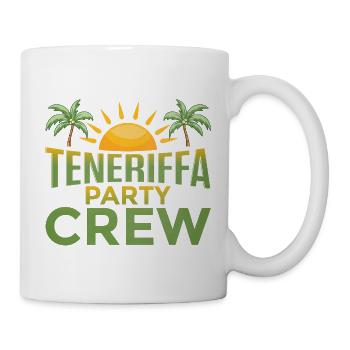 Teneriffa Party Crew - Tasse - Weiß - Rechts