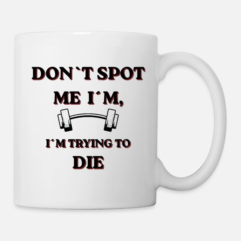 Ne me repérez pas, j’essaie de mourir - Mug blanc - blanc