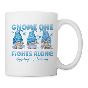 Difficultés d’ingestion des Gnomes bleu clair - Mug blanc - blanc - Droite