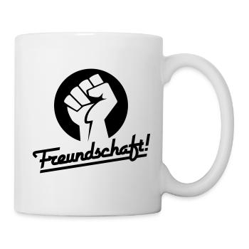 Freundschaft v.1 (Farbe änderbar) - Tasse - Weiß - Rechts