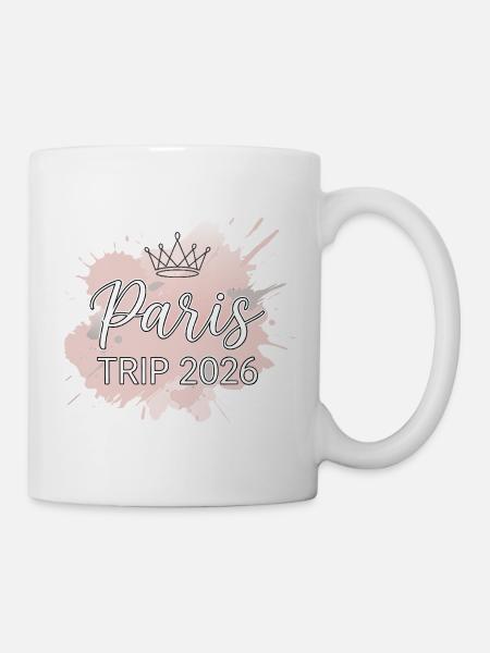 Paris Trip 2026 - Tasse - Weiß