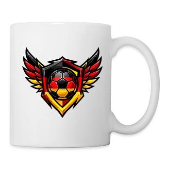 Blason de Soccer Germany - Mug blanc - blanc - Droite