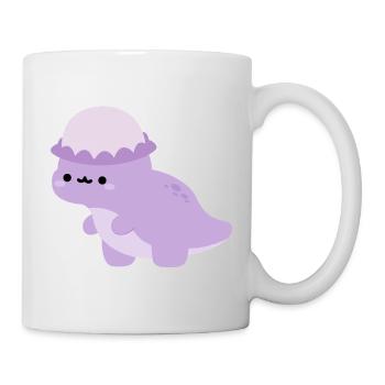 Pachycéphalosaures Dolly - Mug blanc - blanc - Droite