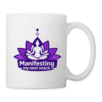 Manifesting my next snack - Mug - white - Right