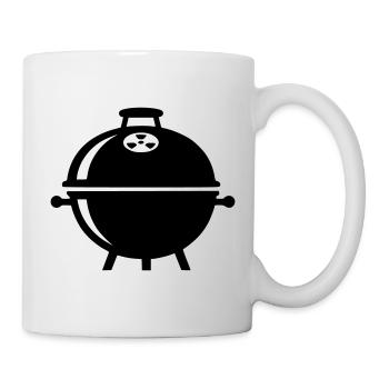 Kettle Grill Charbon Grill Master BBQ Crew - Mug blanc - blanc - Droite