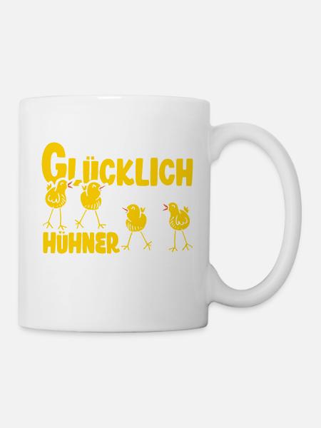 Hühnerflüsterer Huhn Hühnerhalter Hühner - Tasse - Weiß