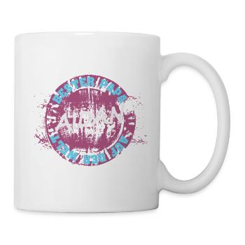 Aidan Bester Papa Stempel - Tasse - Weiß - Rechts