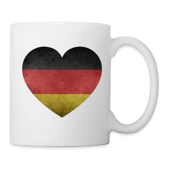 Cœur Allemagne - Mug blanc - blanc - Droite