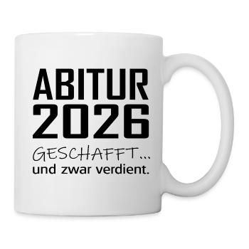 ABI 2026 - Tasse - Weiß - Rechts