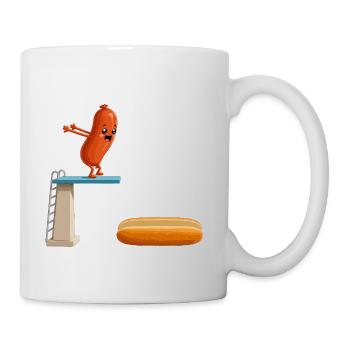 Hot Dog, Sausages, BBQ, Grilling, Griller - Mug - white - Right