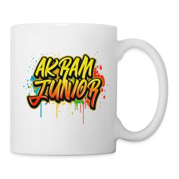 Akram Junior Graffiti - Tasse - Weiß - Rechts