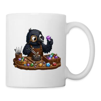 Jewel Raven in the Studio - Mug - white - Right