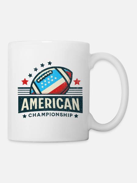 Victoire au championnat américain - Mug blanc - blanc