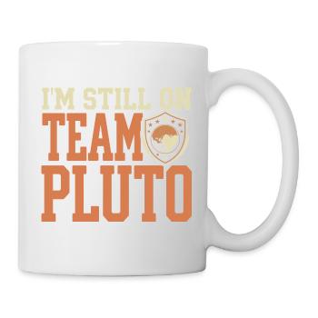 Pluto Gerechtigkeit Für Pluto Vergiss Pluto Nie - Tasse - Weiß - Rechts