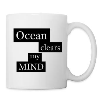 Ocean clears my mind - Tasse - Weiß - Rechts
