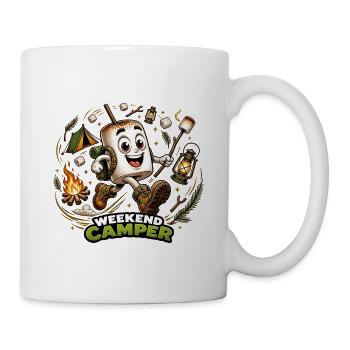 Camping Marshmallow-Marshmallow-Wochenend-Abenteurer - Tasse - Weiß - Rechts