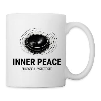 Inner Peace Successfully Restored | Klang & Fun - Tasse - Weiß - Rechts