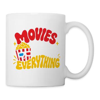 Movies Over Everything Popcorn - Mug - white - Right