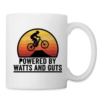 Sunset E-MTB E-Bike Sprungkraft - Tasse - Weiß - Rechts