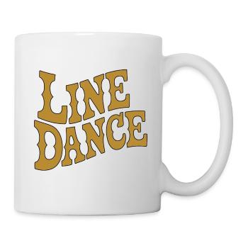 Line Dance Vibes - Tasse - Weiß - Rechts