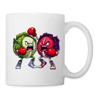 Boxing Cabbages - Mug - white - Right