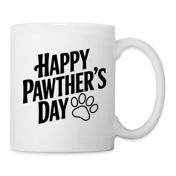 Happy Pawther's Day - Mug - white - Right