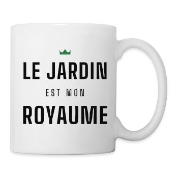 Le Jardin Est Mon Royaume - Mug blanc - blanc - Droite