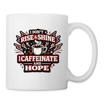 Kaffeeaufstand I Caffeinate Hope - Tasse - Weiß - Rechts