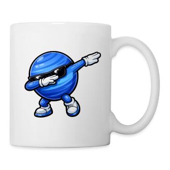 Dabbing Neptun - Tasse - Weiß - Rechts