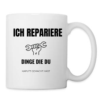 I Fix Things Handyman Saying Funny - Mug - white - Right