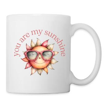 You are my sunshine Sonne Brille - Tasse - Weiß - Rechts