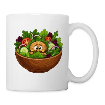 Salad Burger Bowl - Mug - white - Right