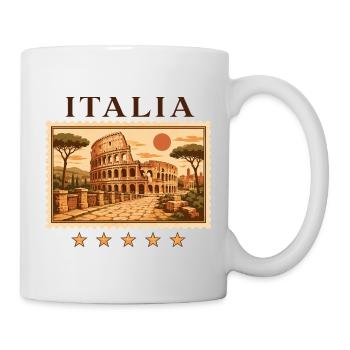 Rom Antike als Vintage Reisemarke - Tasse - Weiß - Rechts