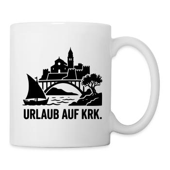 Urlaub Krk Kroatien - Tasse - Weiß - Rechts