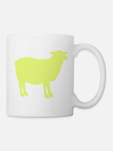 schaf - Tasse - Weiß